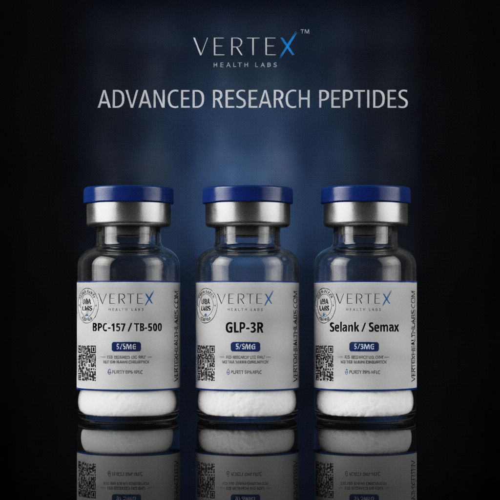 Vertex Health Labs research peptides, lab verified